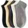 H&M Trainer Socks 5-pack - Grey Marl/Light Yellow (1270978001)