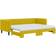 vidaXL Sofá Nido Colchón Terciopelo Amarillo 80x200 cm Cama con Estructura