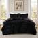 Madison Park Back Print Long Fur Comforter Set King Bedspread Black (264.2x228.6cm)