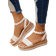 Shein Women's Rivet Decor Ankle Strap Sandals