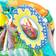 BabyTrold Aktivitetstæppe Happy Space Play Gym 3i1
