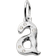 Maanesten Alphabet Pendant Dam Hängsmycken - Silver