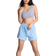 PINK Ivy Fleece Classic Shorts - Blue Dancer