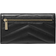 Michael Kors Jet Set Travel Large Quilted Tri-Fold Wallet - Black/Gold