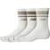 New Balance Unisex Everyday Stripe Midcalf 3 Pack - White Cotton