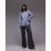 Arket Oversized Tailored Shirt - Blue Stripe