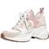 Michael Kors Zuma Color-Block Leather and Mesh Trainer - Pink