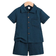 Shein pcs Set Young Boy Casual Cotton Short Sleeve Shirt Shorts Suitable For Daily Wear School Outdoor Play In Summer