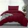 Utopia Bedding Twin Size Set 68 x 90 in - Burgundy Duvet Cover Red (228.6x172.7cm)