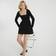 River Island Long Sleeve Mini Dress - Black