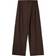 Bershka Pantaloni Con Pieghe - Marrone Scuro