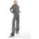 Pieces Pcpenna MW Straight Knit Pants BC Kvinde Ombre Bukser - Blue/Whitecap