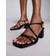 River Island Strappy Block Heel Sandals - Black