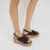 River Island Cross Strap Sling Back Wedge Sandals - Black