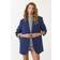 Stradivarius Oversized Blazer - Marineblå