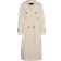 Vero Moda Longline Belted Trench Coat - Oatmeal