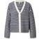 Y.A.S Knit Cardigan - Black/Cream
