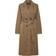Pieces Belted Trench Coat Lentil - Brown