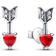 Pandora Heart Arrow Sterling Stud Earrings - Silver