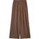 Bershka Crinkle Wide Leg Trousers - Brown