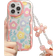Shein Creamy Transparent Floral And Leaf Pattern Pink Yellow Blue Colorful Oil Painting With Yellow Design New Arrivals XSXRPGESMax Phone Case Compati
