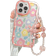 Shein Creamy Transparent Floral And Leaf Pattern Pink Yellow Blue Colorful Oil Painting With Yellow Design New Arrivals XSXRPGESMax Phone Case Compati