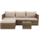 Sunfun Sofagruppe Larvik Natur Loungesett, 1 Bord inkl. 1 Soffor