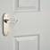 Designer Levers Scroll Door Handle Satin 3 93x42mm