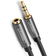 Hpa Hörlursförlängningskabel AUX 3,5 mm Minijack 1m Silver 1m