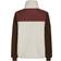 Neo Noir Eagle Contrast Teddy Jacket - Burgundy