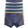 H&M Trunks 5-pack - Navy Blue/Beige/Light Green ( 0589520044)