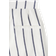 H&M Wide Trousers - White/Dark Blue/Striped