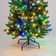 Shatchi Slim Pre Lit Pencil 7ft Green Christmas Tree 213.4cm