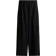 H&M Wide Linen Blend Trousers - Black