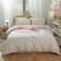 Amwan Floral Set Twin Cotton Duvet Cover Pink (218.4x172.7cm)