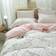 Amwan Floral Set Twin Cotton Duvet Cover Pink (218.4x172.7cm)