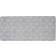 OHS Mason Geo Runner 50 x 120 cm - Light Silver, Grey 50x120cm