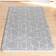 OHS Mason Geo Runner 50 x 120 cm - Light Silver, Grey 50x120cm