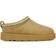 XY London 'Zoe' Aztec Faux Fur Slip On Micro Slippers Light Tan