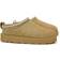 XY London 'Zoe' Aztec Faux Fur Slip On Micro Slippers Light Tan