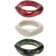 ASOS Resin Bangles Pack of 3 - Burgundy/Green-Multi