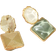 Shein Square Drop Earrings