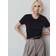 Mango Round Neck T-Shirt - Black