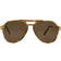 Jeepers Peepers Lyse Aviator Solbriller Med Skildpaddemønster - Brun