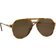 Jeepers Peepers Lyse Aviator Solbriller Med Skildpaddemønster - Brun