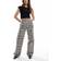 Only Onlhope HW Zebra Wide DNM SIK Dam Jeans - Light Grey Denim