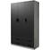 URBN Living Ash Grey & 3 Door 4 Drawer Storage Shelf Black/Grey Wardrobe 108x180cm