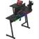 Huzaro 6.0 Balck RGB gaming-skrivebord