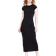 Wild Fable Women's RibKnit Short Sleeve Maxi TShirt Dress Black