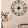 Shein Roman Numerals Metal Large - Silent NonTicking Cafe Hotel Wall Clock 40cm